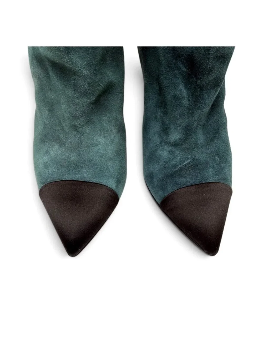 CHANEL Gabrielle Suede Mid-Calf Boots sz 7